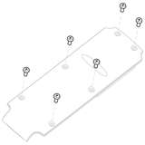 Replacement Screws, M3-0.5 x 6mm L, Pan Head, Steel, Black Zinc redirect to product page